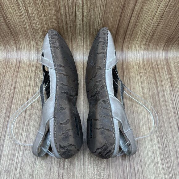 Remonte Dorndorf Tan leather sandals EU 42 10-10.5 Summer Closed Toe sandals - Picture 5 of 7